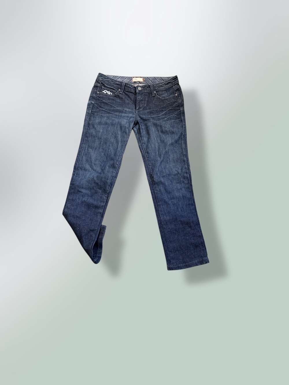 PAIGE Dark Blue Bootcut Jeans